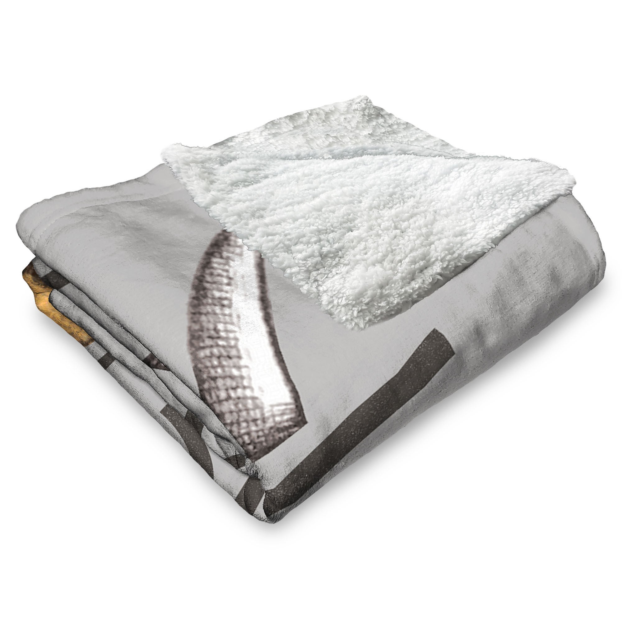 Warner Bros. Where the Wild Things Are Wild Rumpus Silk Touch Sherpa Throw Blanket 50x60 Inches, GRAY, alternate image number 3