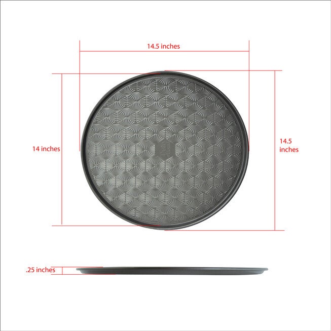 14 Inch Non Stick Metal Pizza Pan, , alternate image number 4
