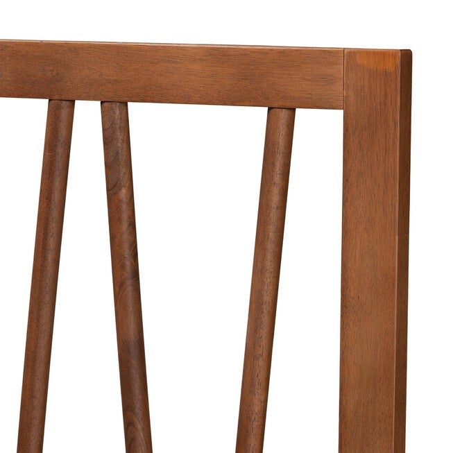 Rahela Mid-Century Modern Ash Walnut Finished Wood Queen Size Headboard, , alternate image number 2