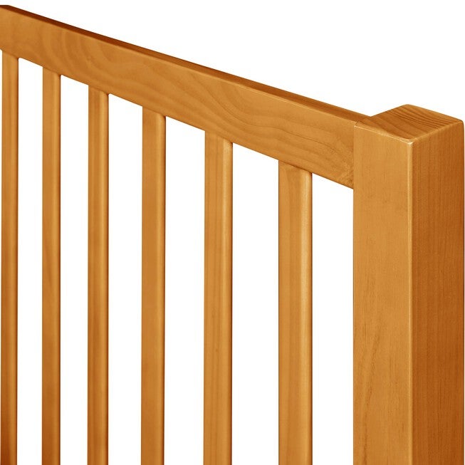 Hampton Wooden Platform Bed in Oak, Queen, OAK, alternate image number 7