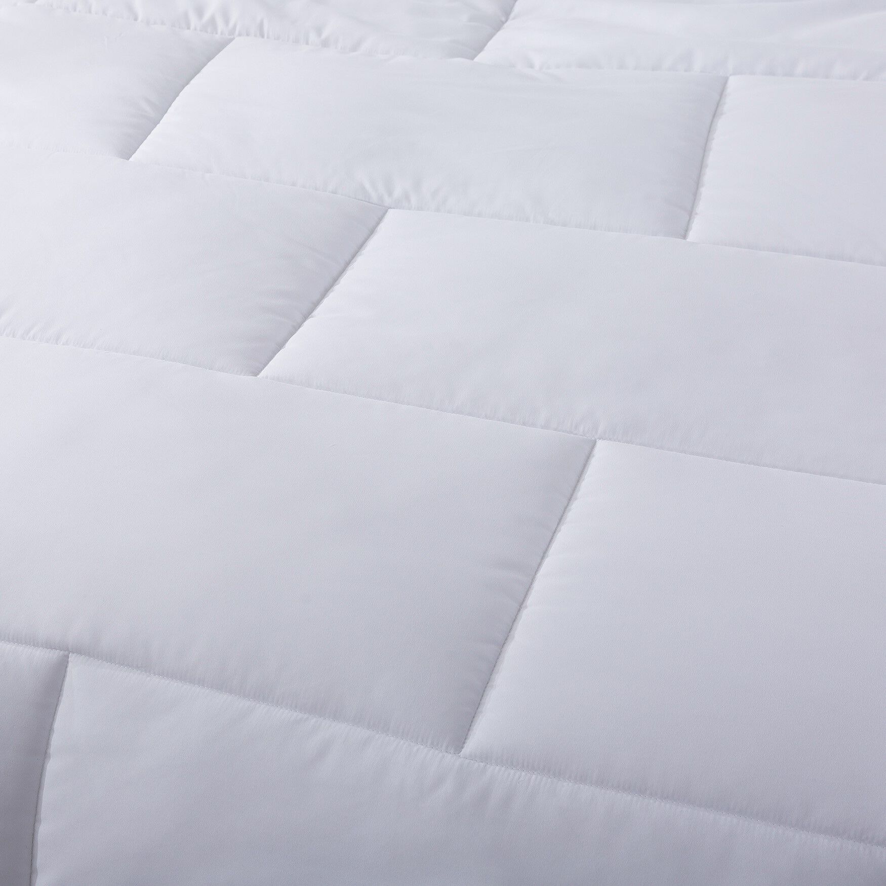 Subway Tile Down Alternative Comforter, White, , alternate image number 6