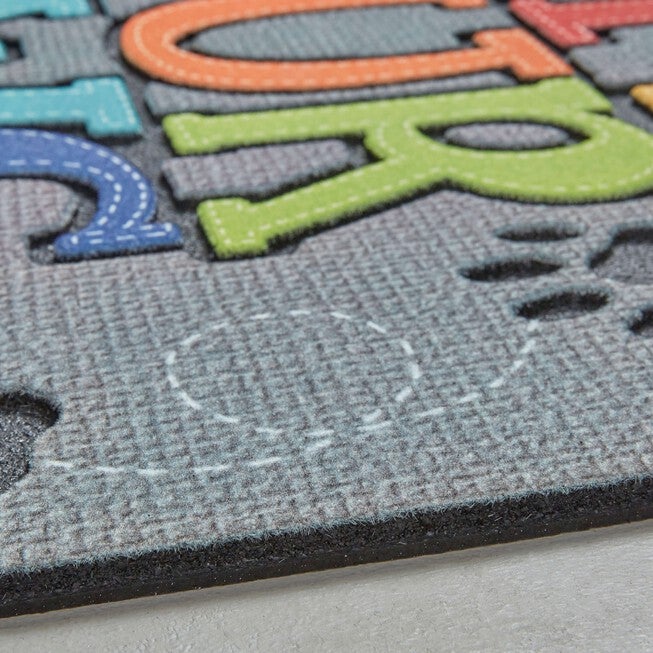 Wipe Your Paws Gray 1' 6 inches X 2' 6 inches, , alternate image number 2