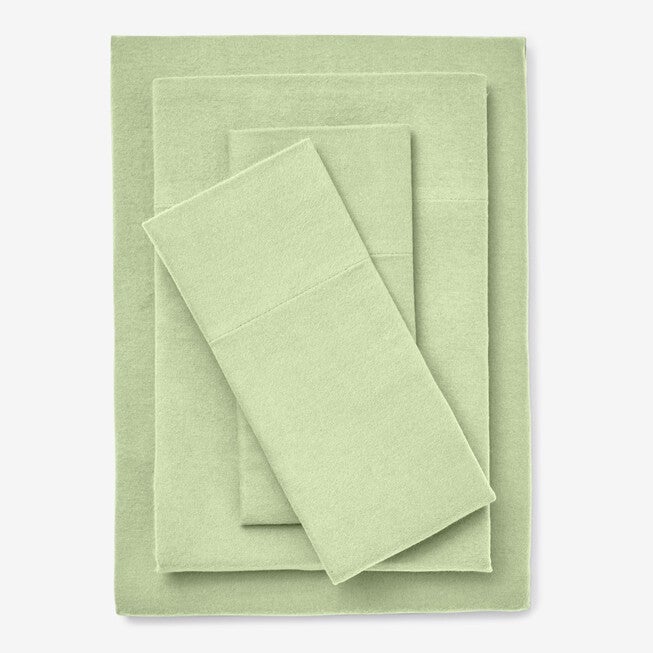 Bed Tite™ Flannel Sheet Set, SAGE, hi-res image number 0