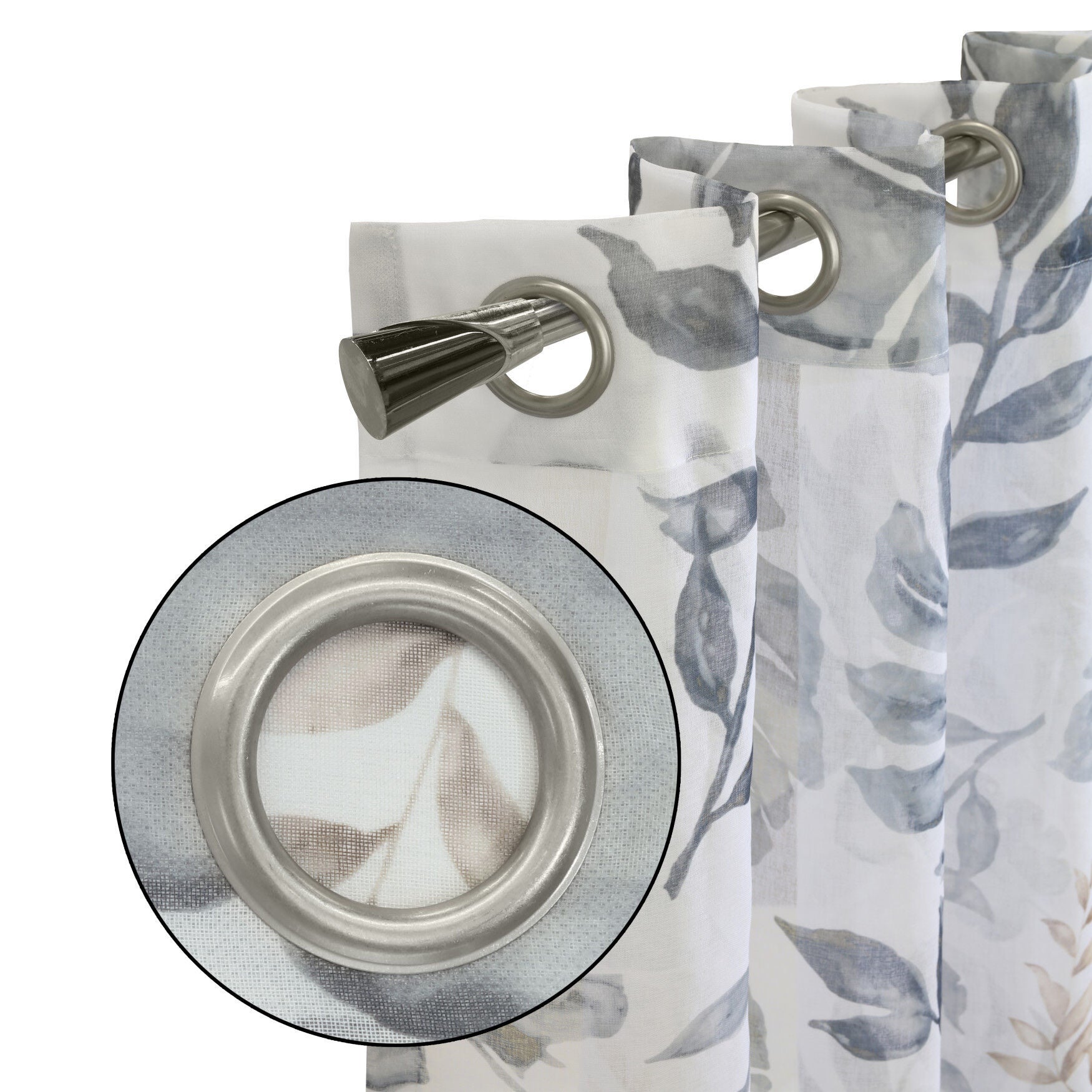 Alba Sheer Grommet Curtain Panel, , alternate image number 3