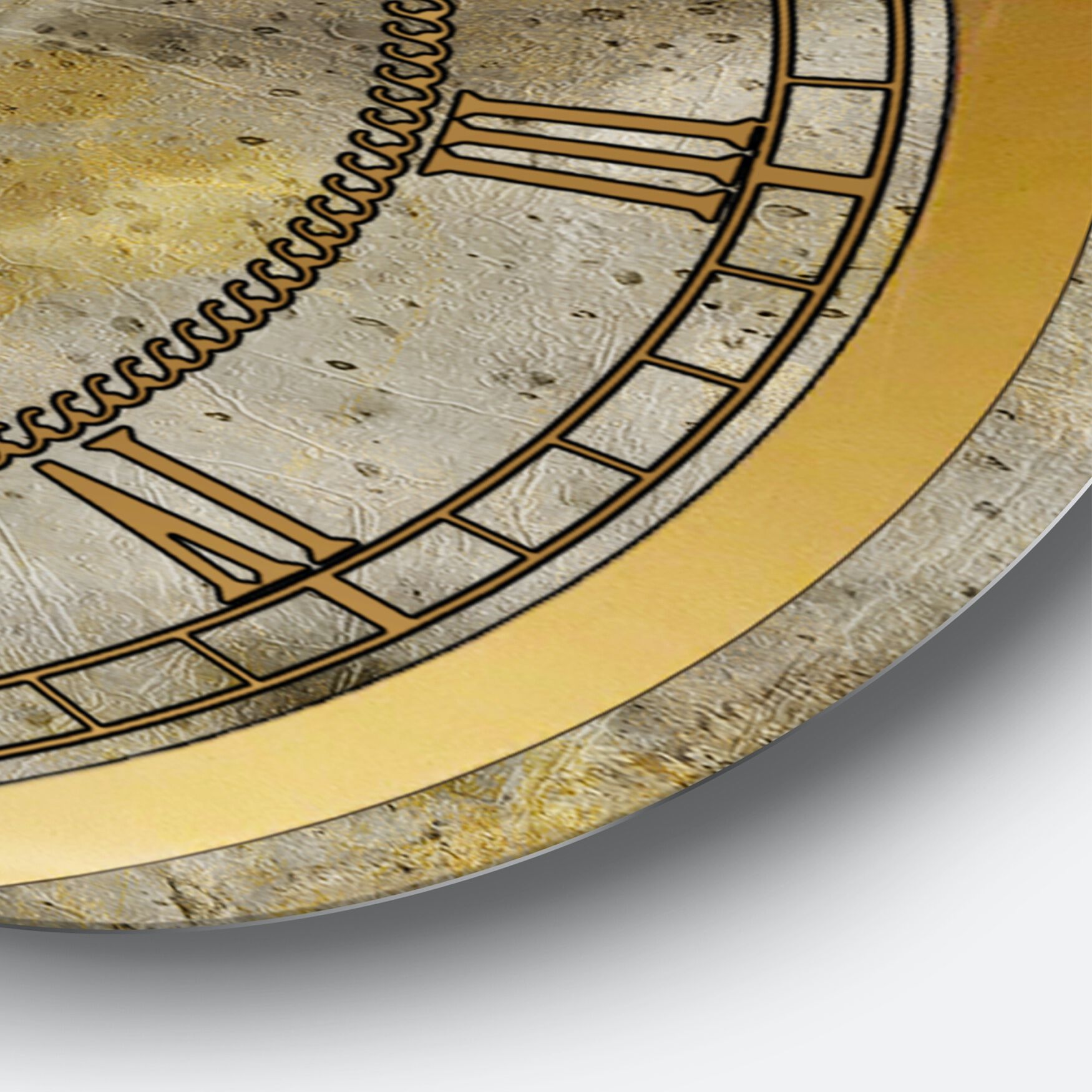 Glam Gold Desert Neutral Glam Wall Clock, , alternate image number 3