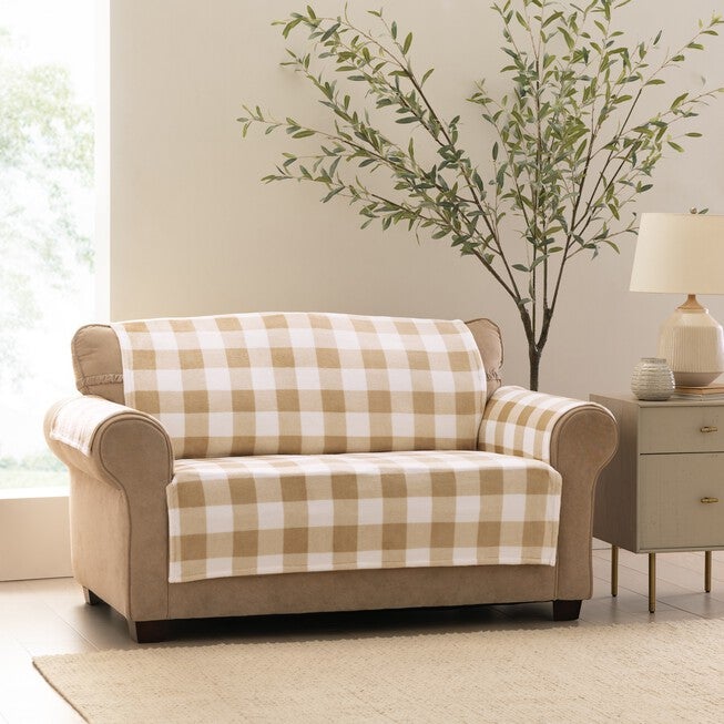 Franklin Sofa Protector, LINEN, hi-res image number null
