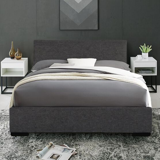 Abbey Platform Bed, GRAY, hi-res image number null