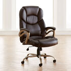 400 lbs. Weight Capacity Memory Foam Office Chair, COGNAC, hi-res image number null