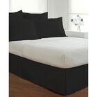 Fresh Ideas Poplin Tailored 2-Pack Black Pillow Sham, , alternate image number null