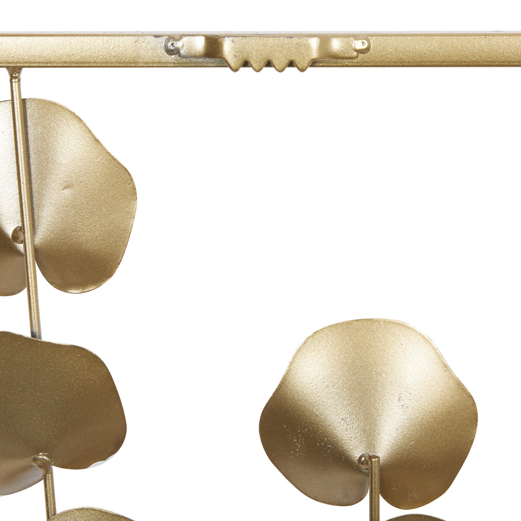 Set Of 2 Gold Metal Floral Wall Decor, , alternate image number 2