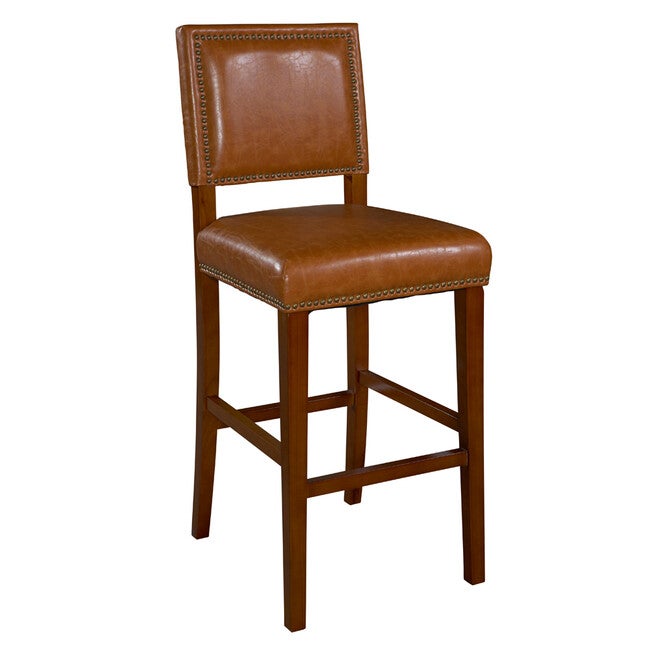 Brook Bar Stool 30 inchesH, BROWN CARAMEL, hi-res image number null