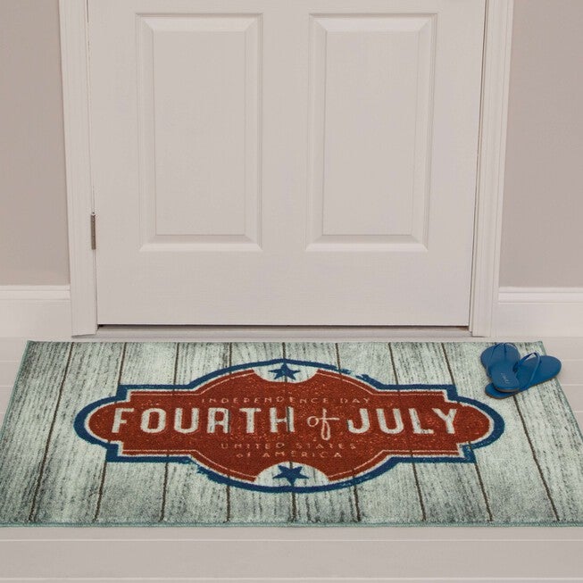 Fourth Of July Grey Kitchen Rug, , alternate image number 5