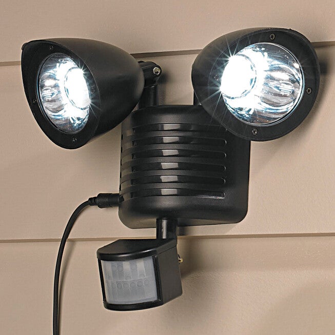 Solar Motion Sensor Security Light, BLACK, hi-res image number null