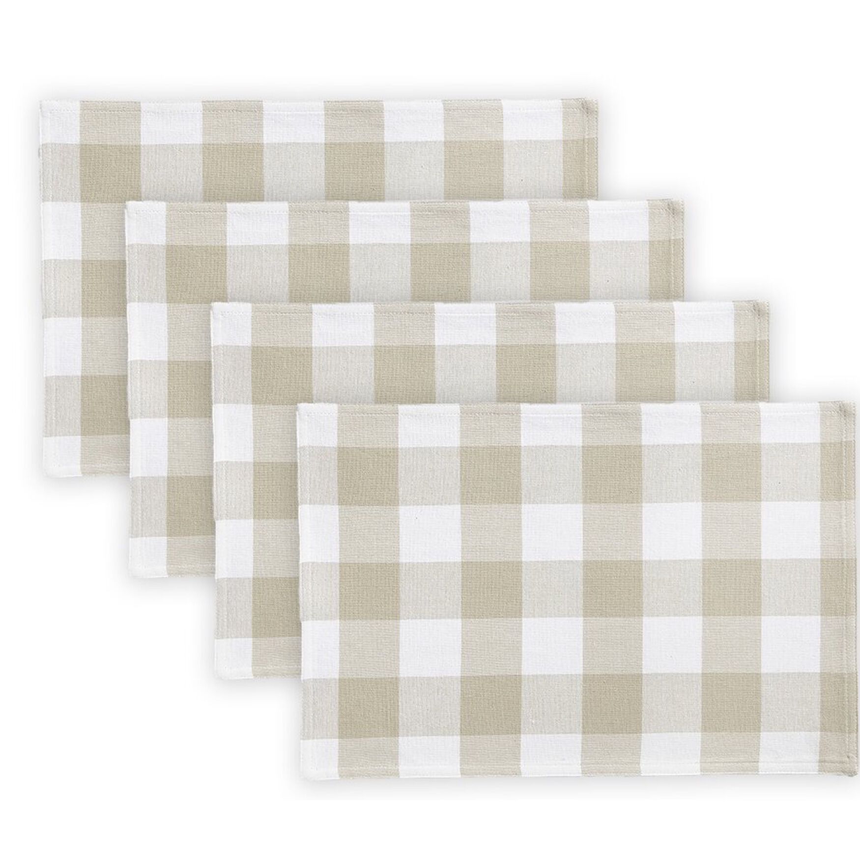 BUFFALO CHECK Placemat, SAND, hi-res image number 0