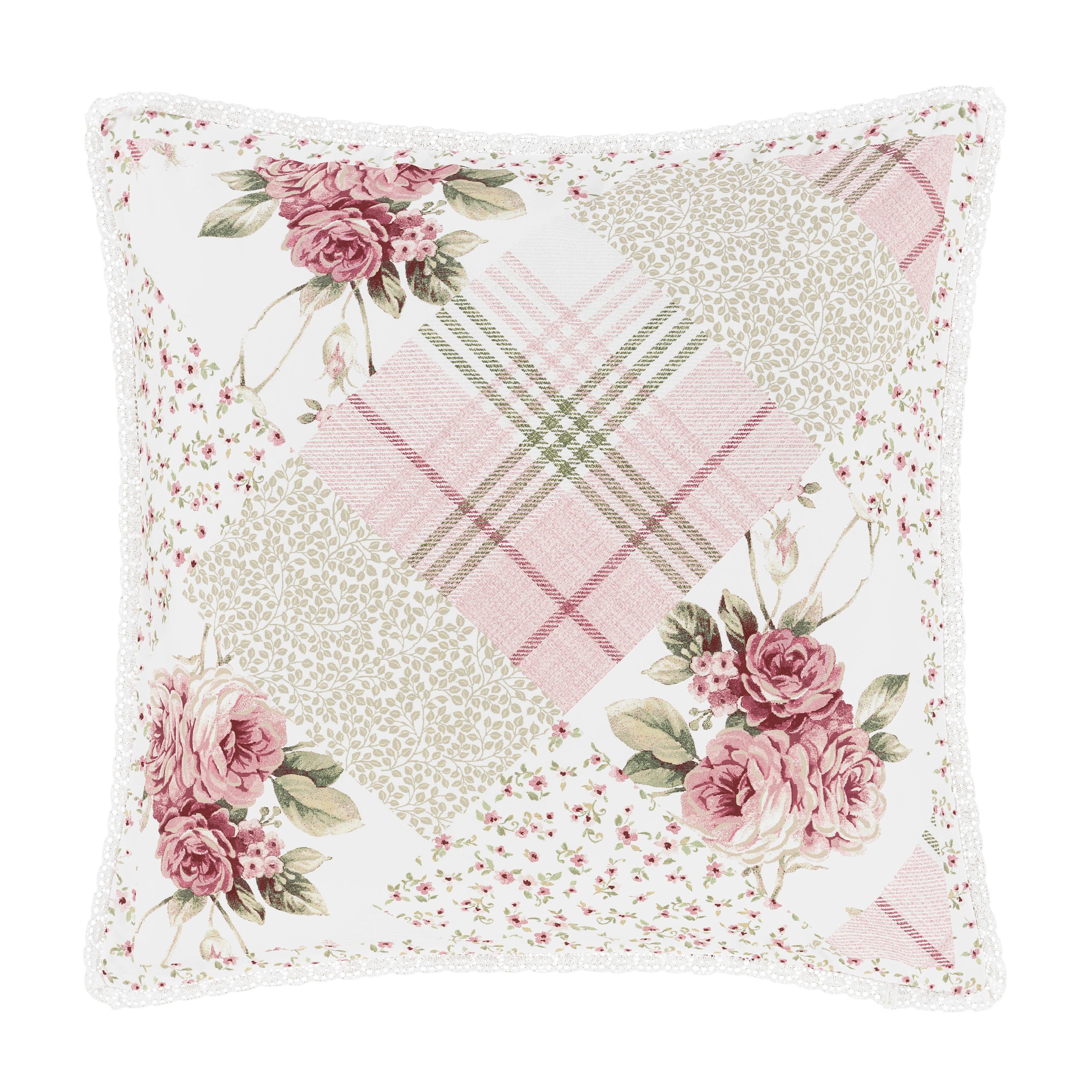 Bungalow Euro Sham, ROSE, hi-res image number 0