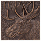 Moose 8" x 8" Indoor Outdoor Wall Decor, , on-hover image number null