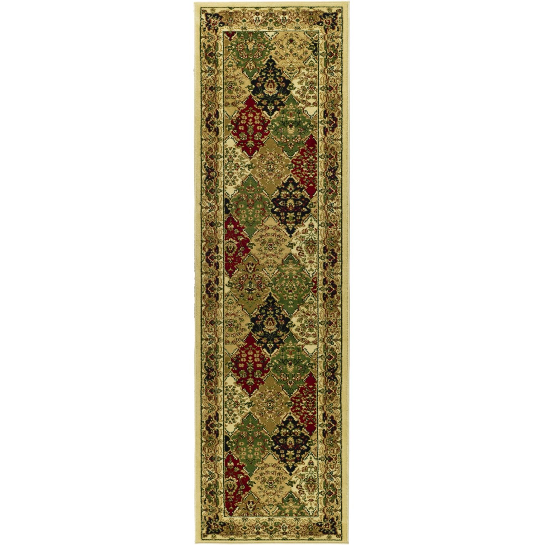 Lyndhurst Multi / Ivory 2'-3 inches X 6' Runner Rug, MULTI IVORY, hi-res image number 0
