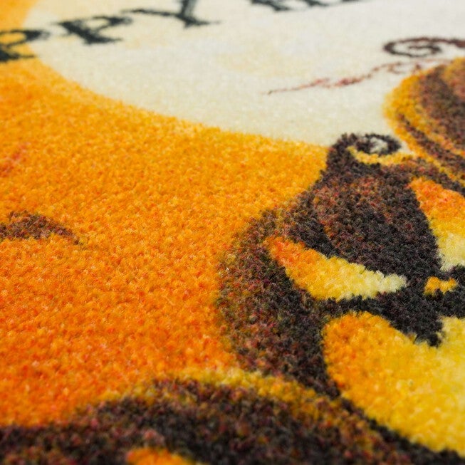 Pumpkin Sunset Orange Kitchen Rug, , alternate image number 3