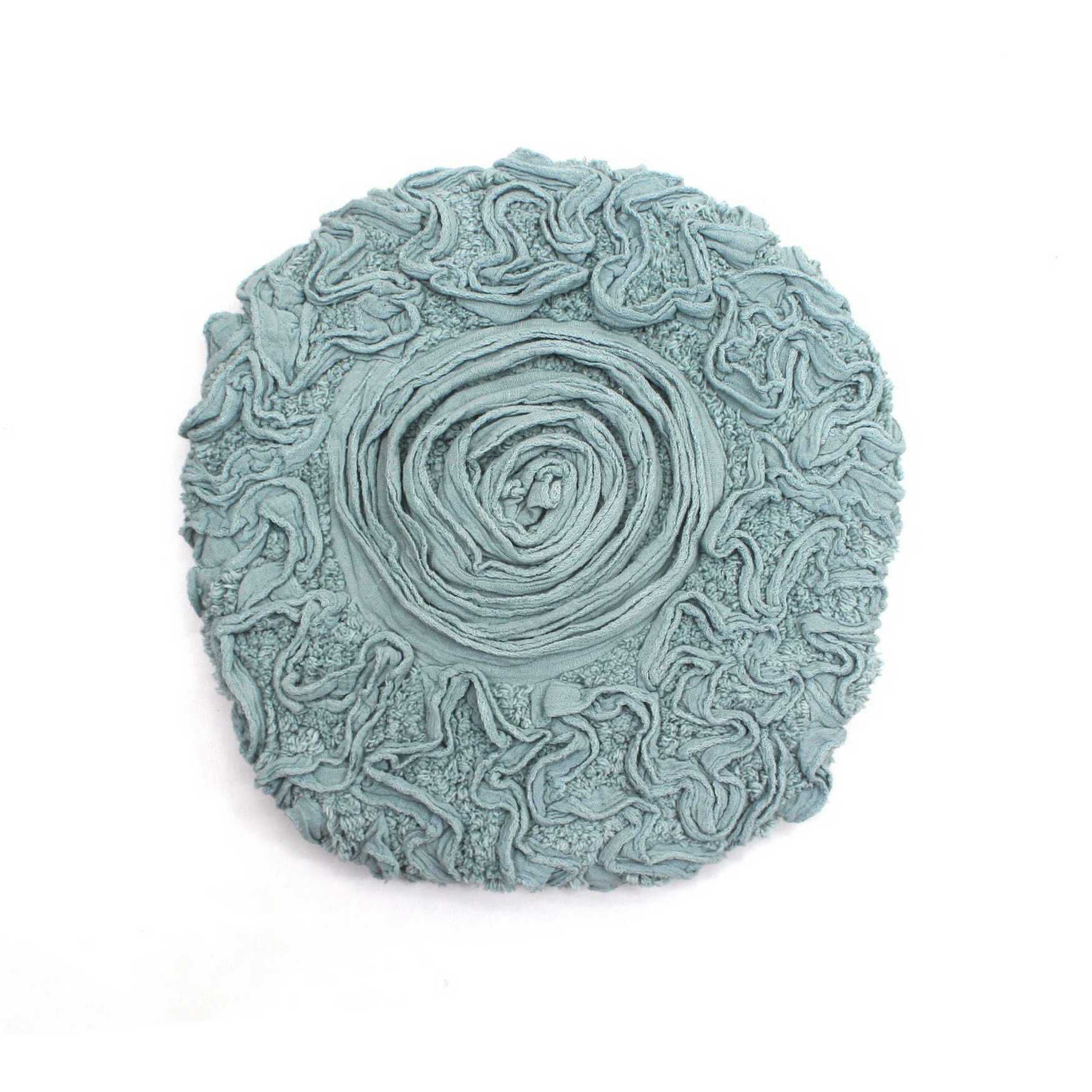 Bell Flower Bath Rug Collection, BLUE, hi-res image number 0