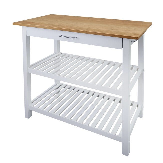 Kitchen Island with Solid American Cherry Top, , alternate image number 4