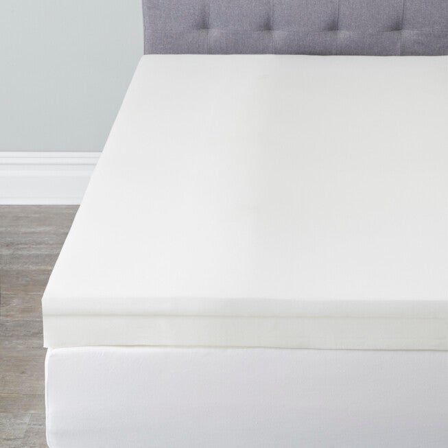 4" Invigorator Memory Foam Topper, WHITE, hi-res image number null