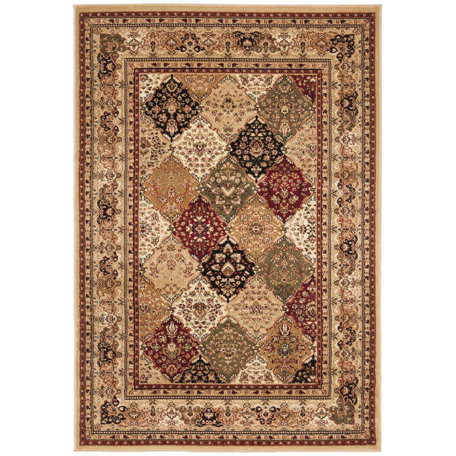 Lyndhurst 221 Multi / Beige 4' X 6' Small Rectangle Rug, MULTI BEIGE, hi-res image number 0