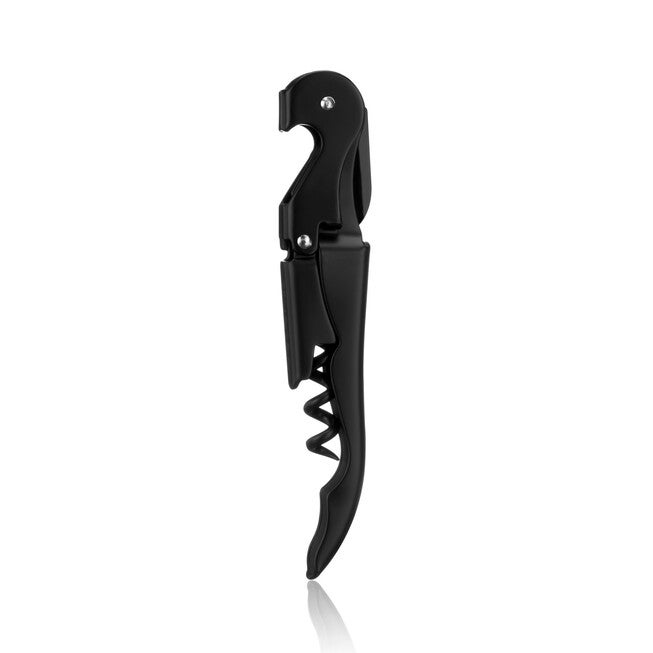Truetap: Double-Hinged Corkscrew In Matte Black With Black, BLACK, hi-res image number null