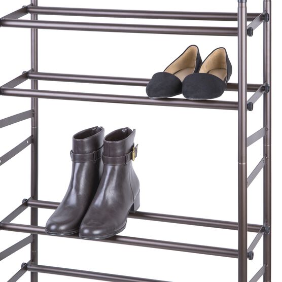 Bronze Stackable Telescoping Shoe Rack, , alternate image number null