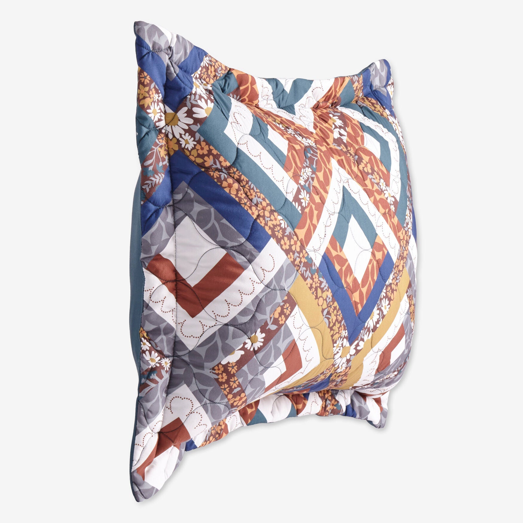 BH Studio Reversible Quilted Shams, PEACOCK TURQUOISE, on-hover image number 1