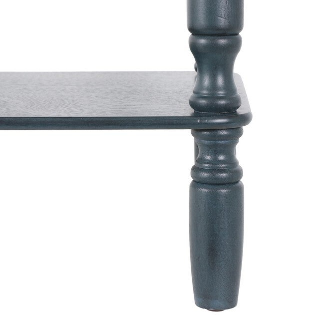 Antique Navy Rectangle Console , , alternate image number null
