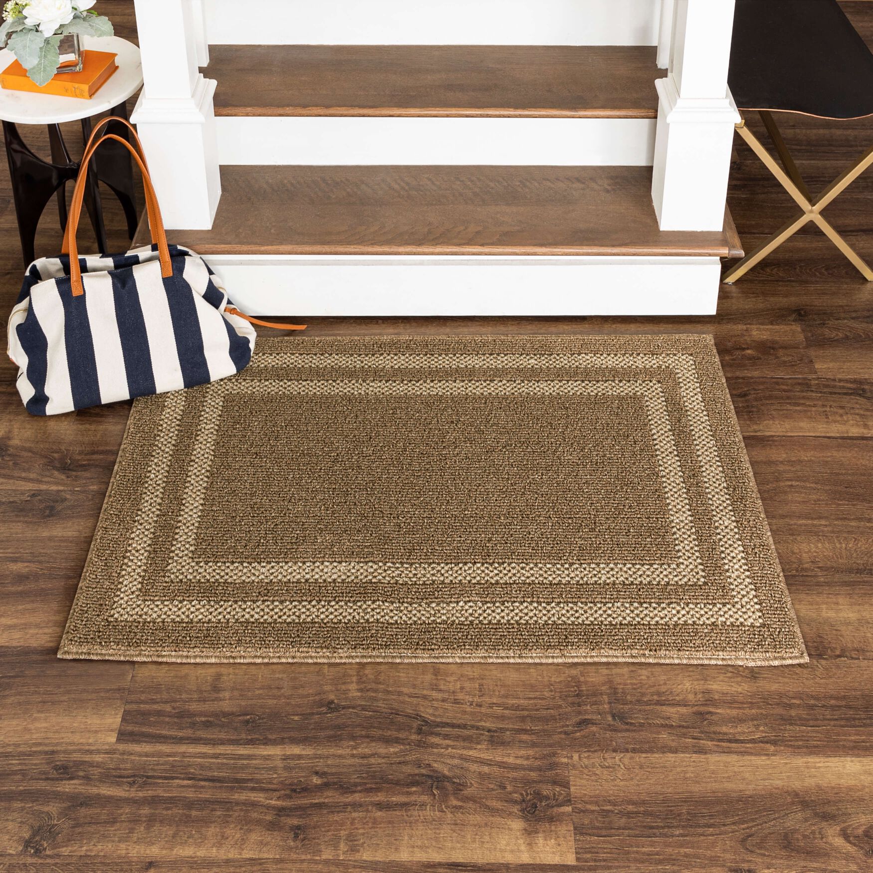 Hall Border Area Rug, , alternate image number 7