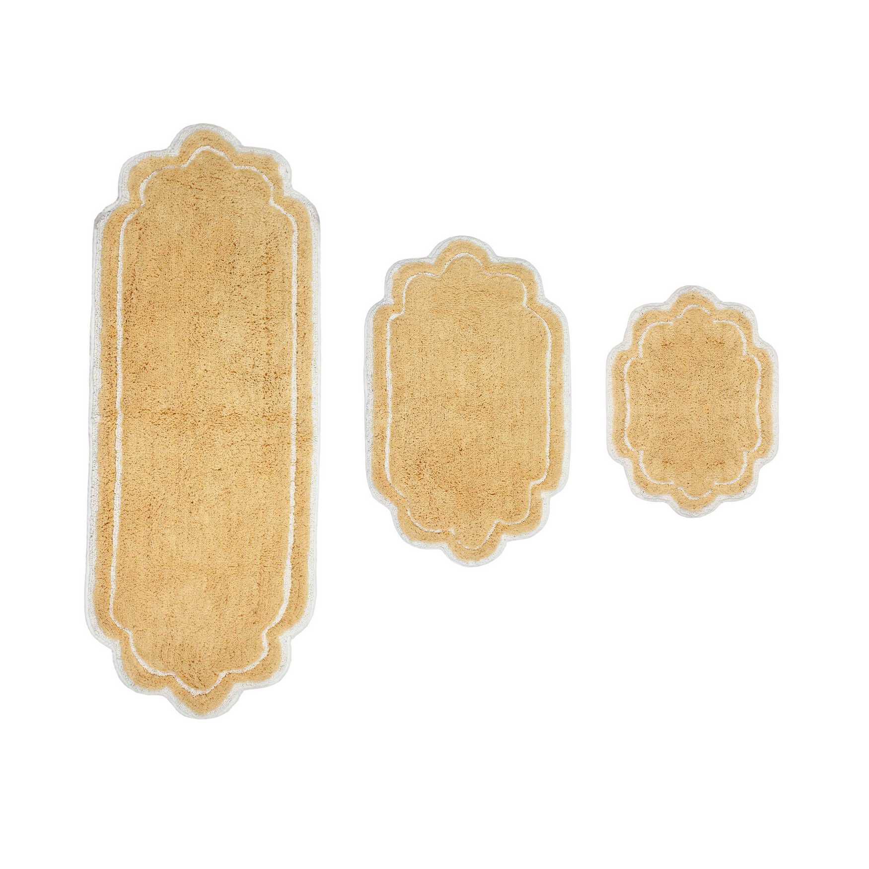 Allure 3pc Bath Rug Collection, BUTTER, hi-res image number 0
