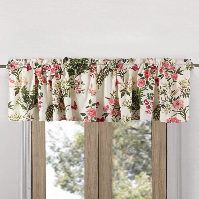 Butterflies Window Valance, MULTI, hi-res image number 0