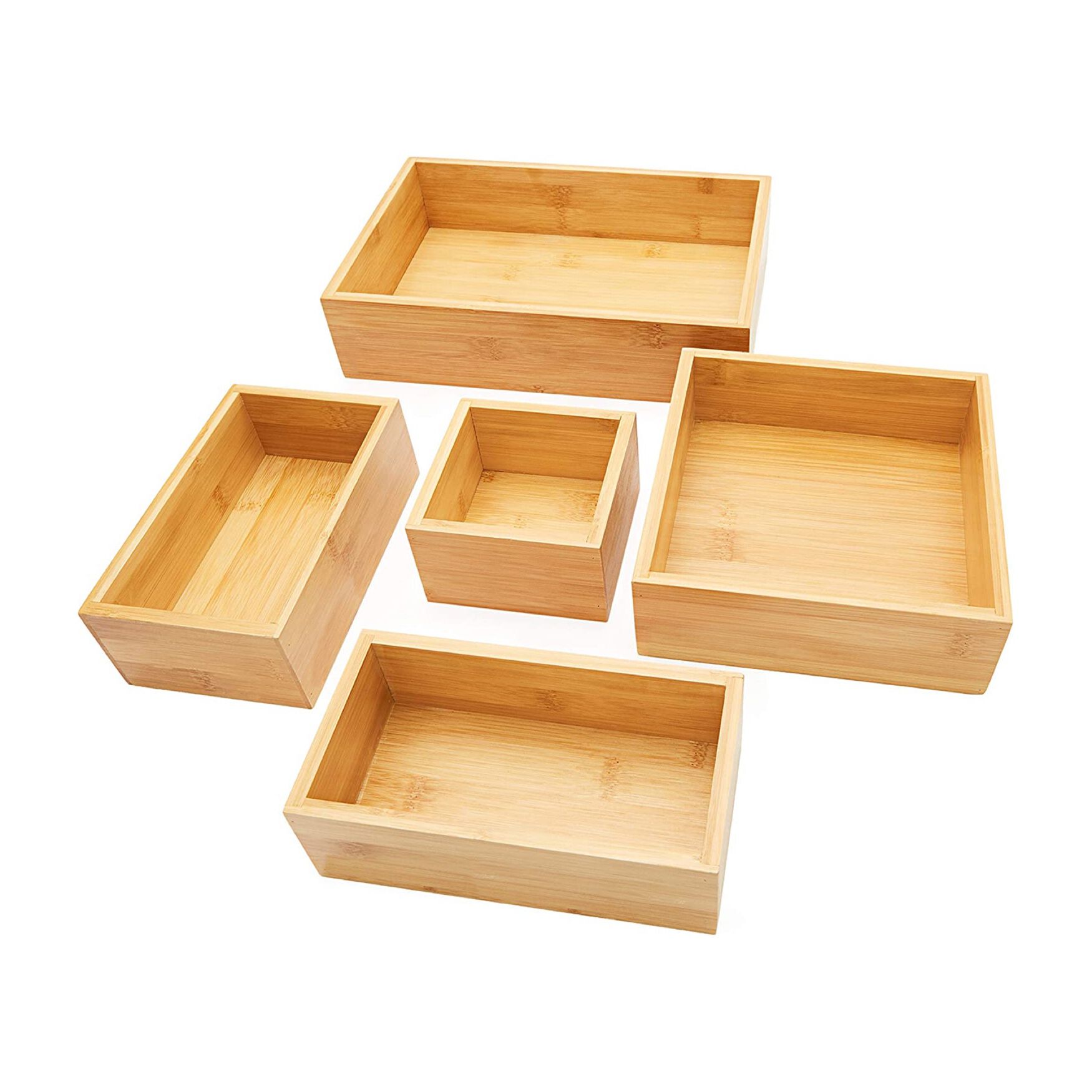 5 Pieces Drawer Organizer, , on-hover image number 1