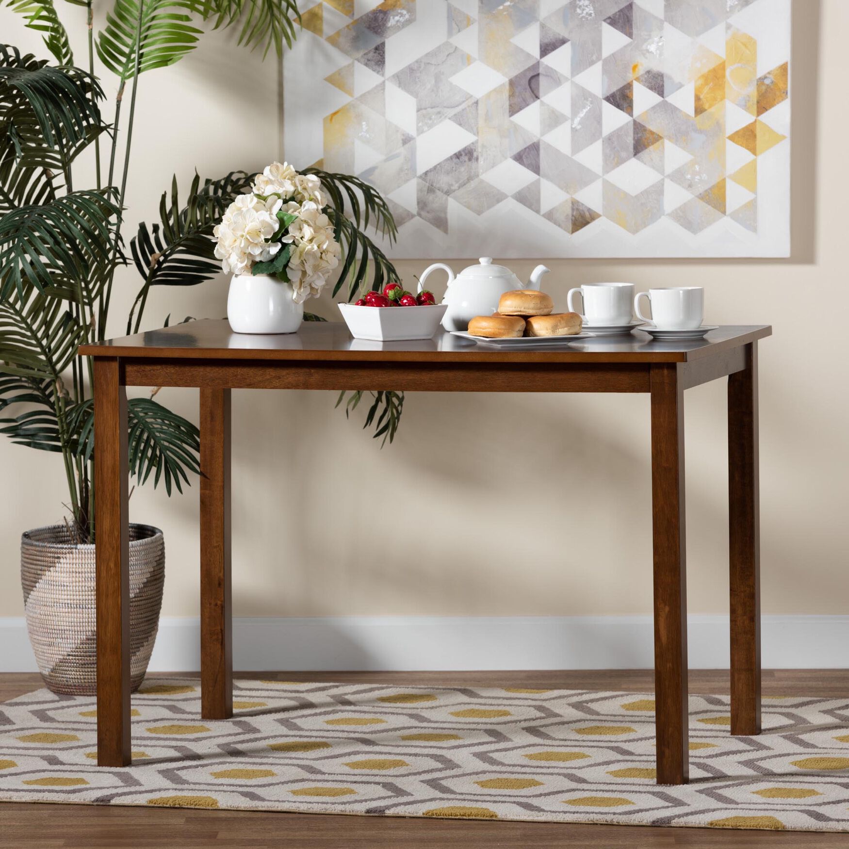 Eveline Modern Espresso Brown Finished Wood 43-Inch Dining Table, , alternate image number 12