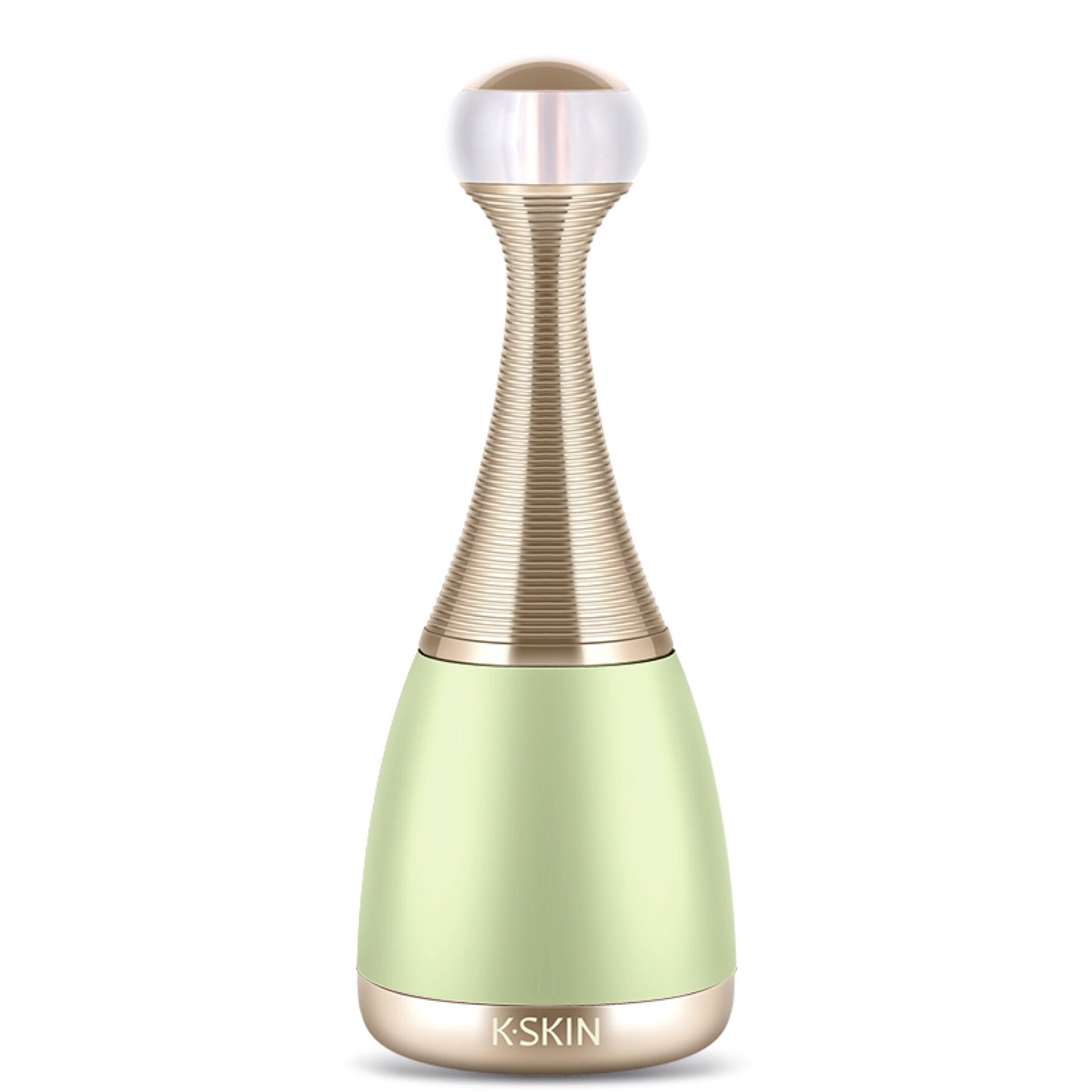Gold Magnetic Facial Massager, LIME, hi-res image number 0