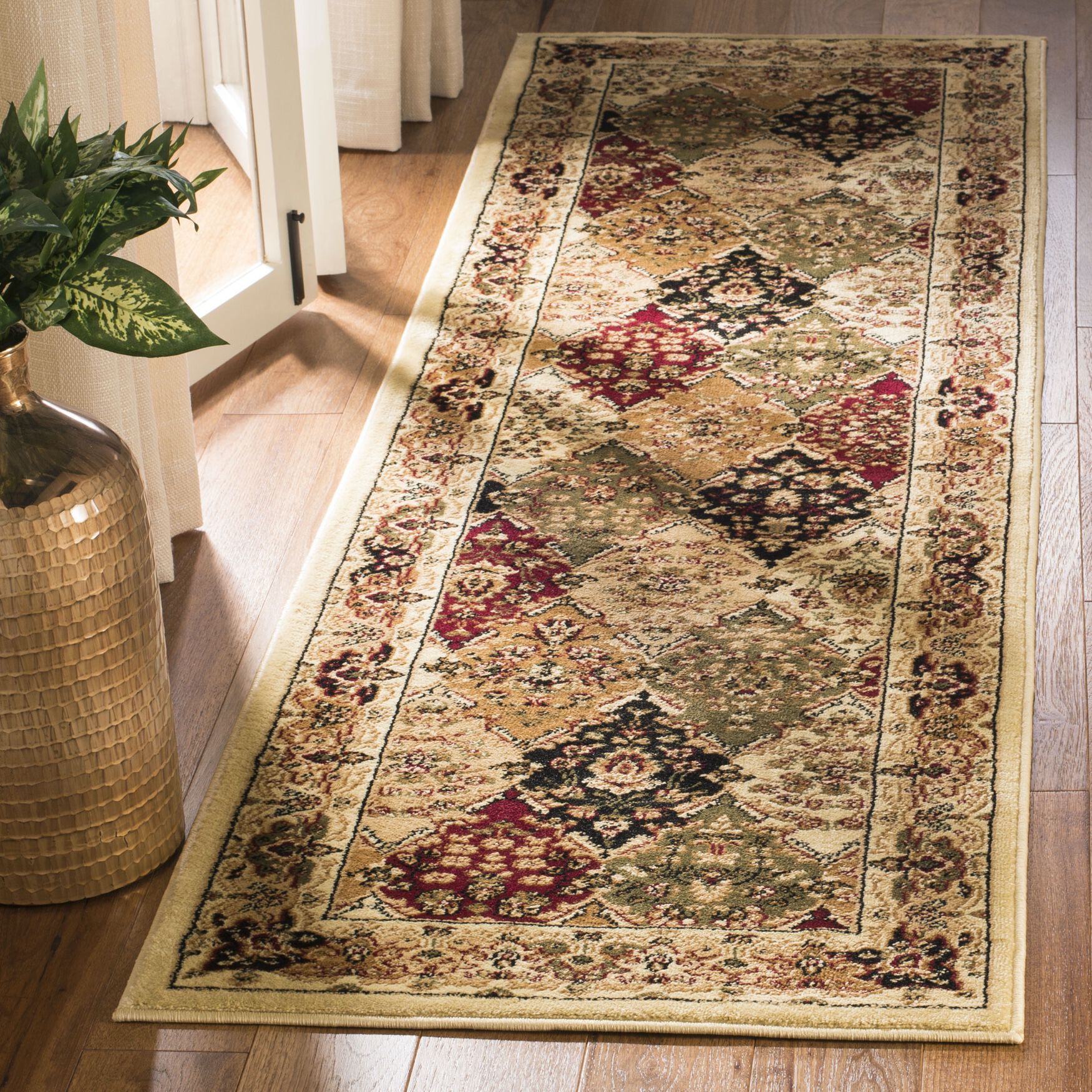 Lyndhurst Multi / Ivory 2'-3 inches X 6' Runner Rug, , on-hover image number 1