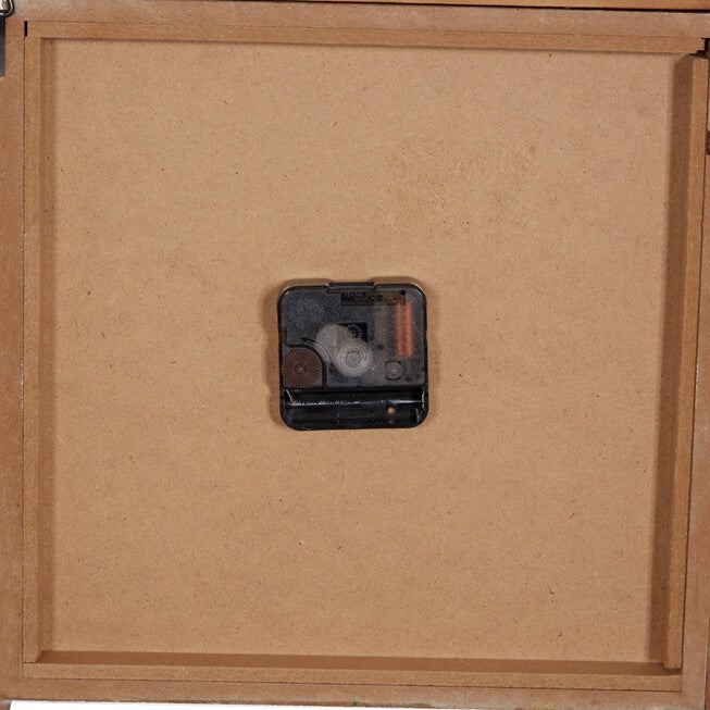 Brown Wood Farmhouse Wall Clock, , alternate image number 2