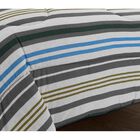 Jersey Knit Blue Stripe Comforter Set, , alternate image number null