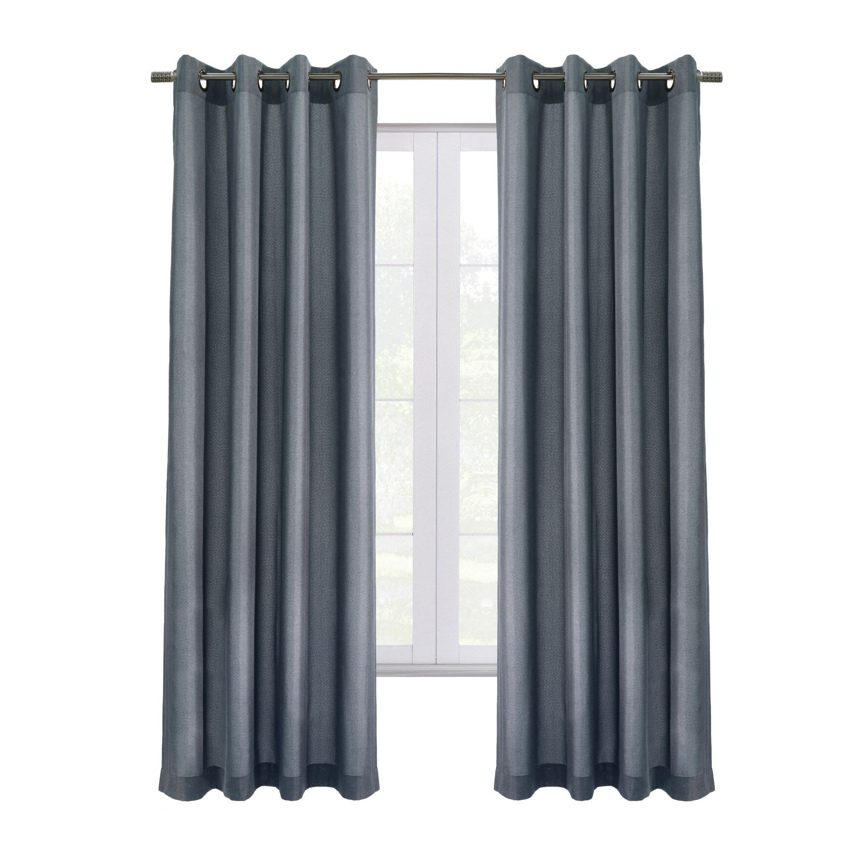 Thermaplus Edison Indoor Single Grommet Curtain Panel, , alternate image number 2