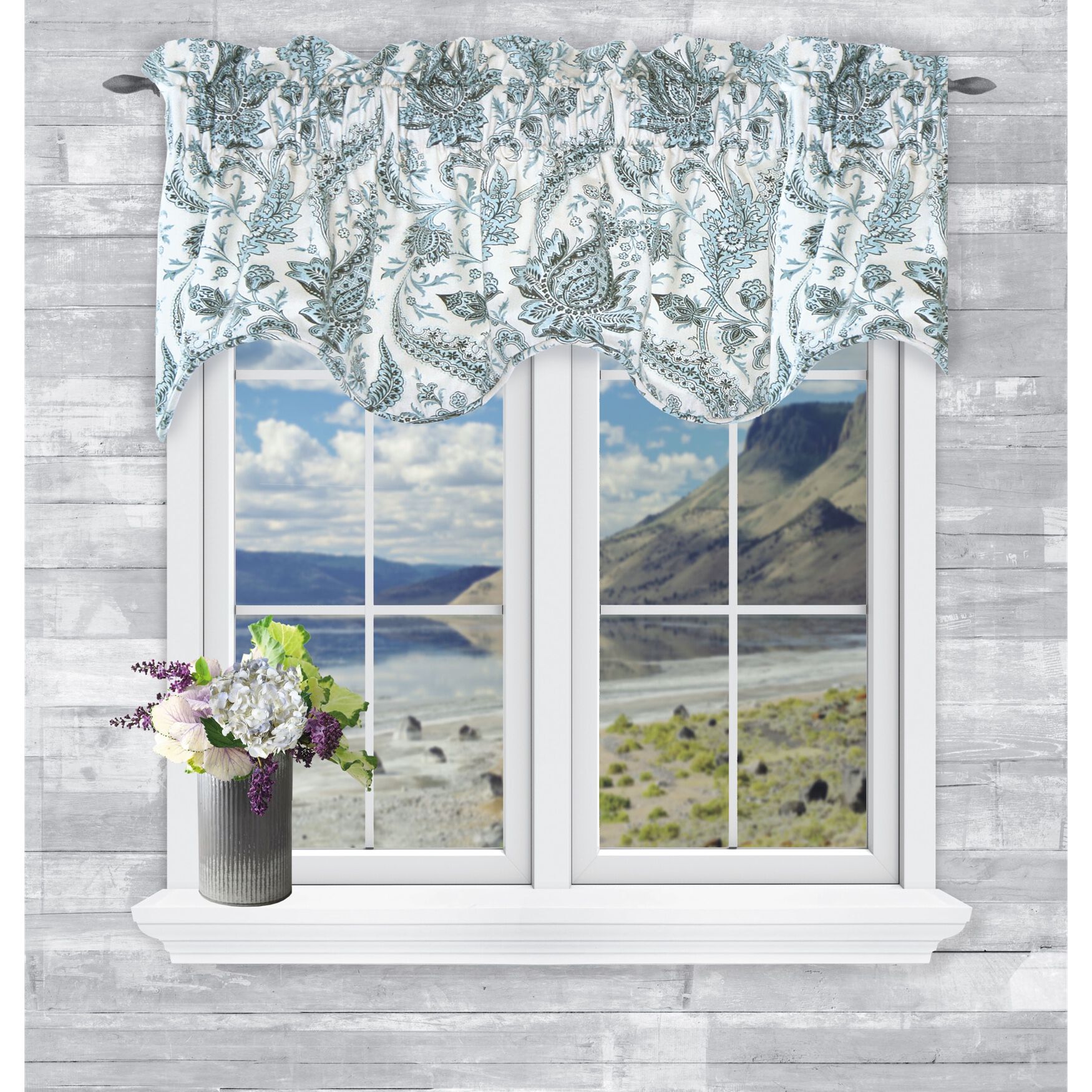 Artissimo Lined Duchess Filler Valance, MIST, hi-res image number 0