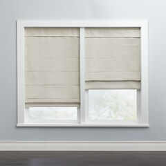 Cordless Large Fold Woven Blackout Roman Shade