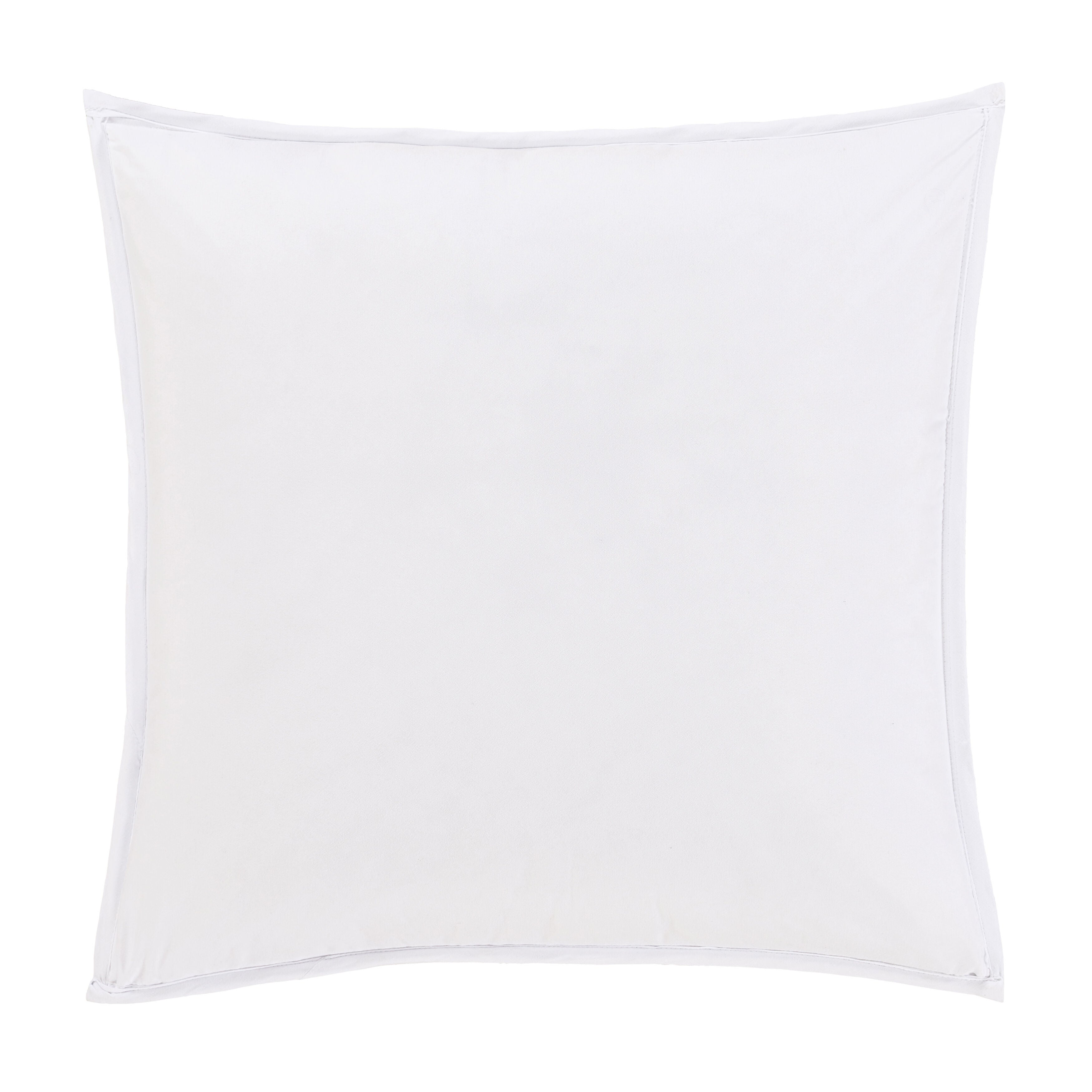 PALM BEACH 20 inches SQUARE QUILTED DECORATIVE THROW PILLOW, BLUE, on-hover image number 1