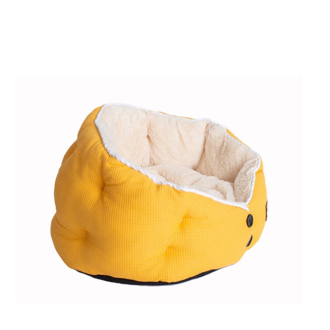 Gold Waffle and White Cat Dog Bed, , alternate image number null