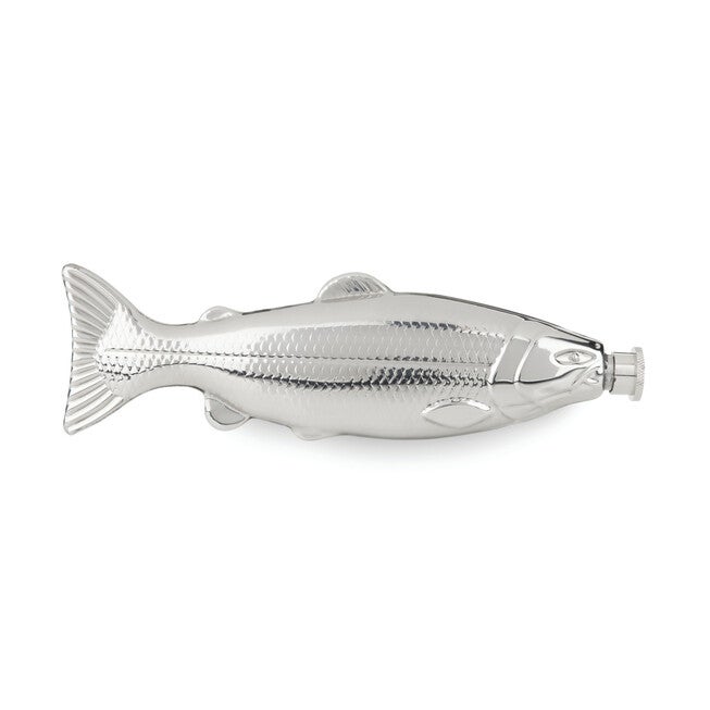 Stainless Steel Trout Beverage Flask, , alternate image number null