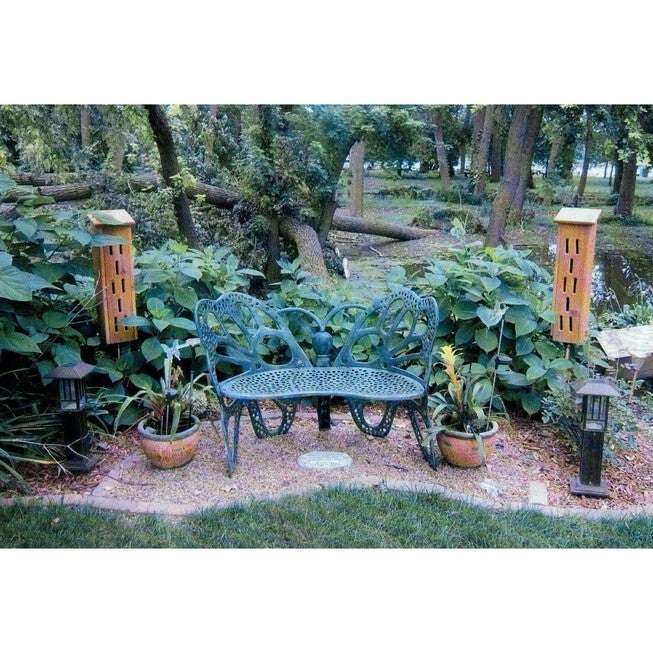 Butterfly Bench White, , alternate image number null