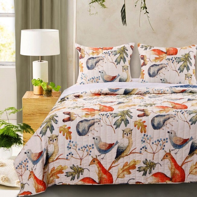 Willow Quilt and Pillow Sham Set, MULTI, hi-res image number 0