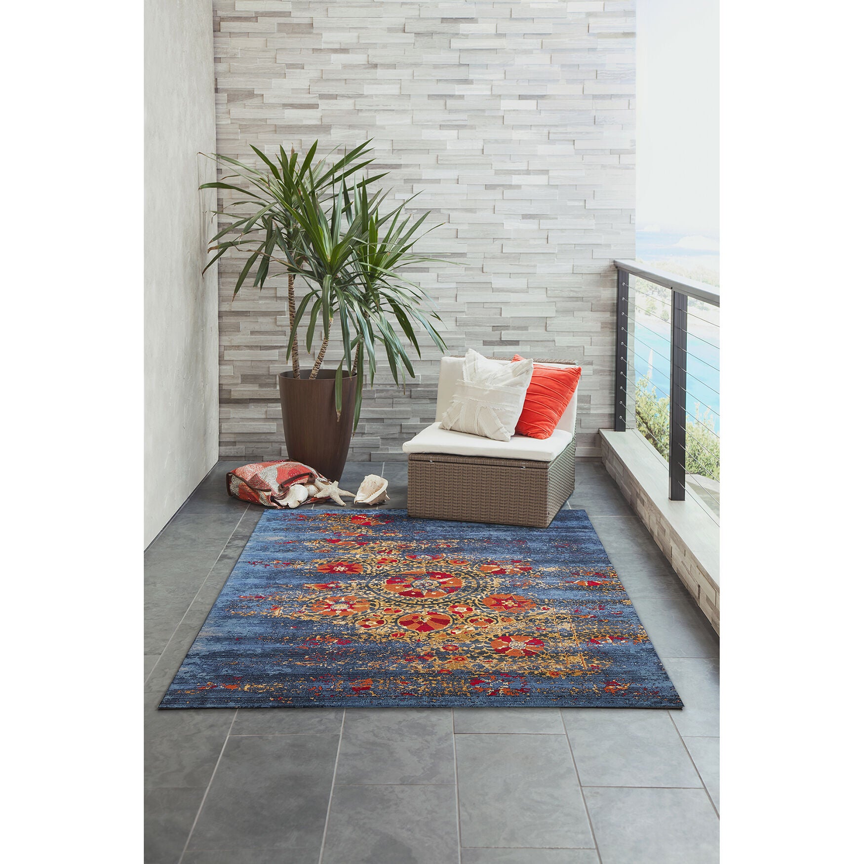 Liora Manne Marina Suzanie Indoor/Outdoor Rug, , alternate image number 5