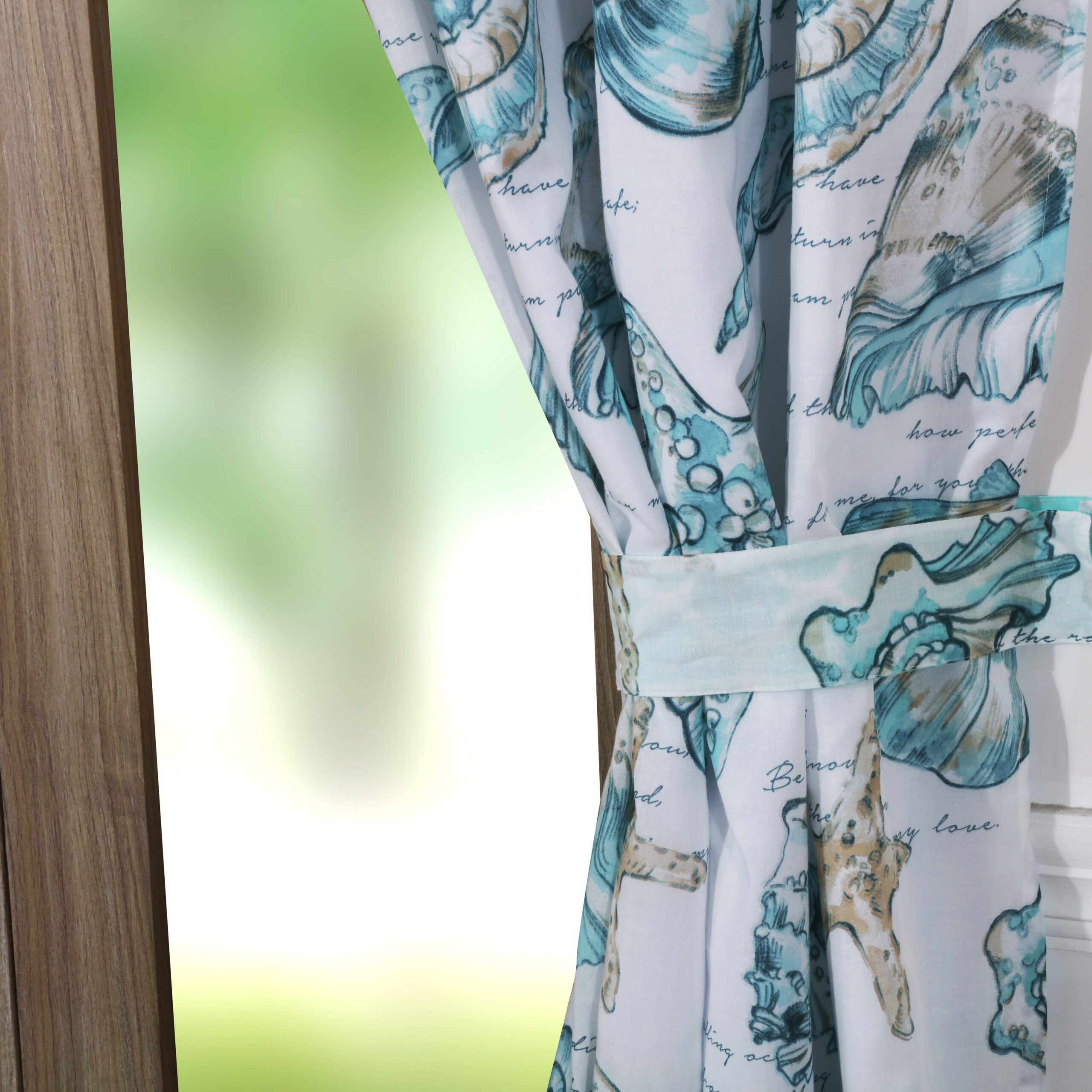 Cruz Window Curtain Panels, Set of 2, 84 inches, WHITE, alternate image number 3