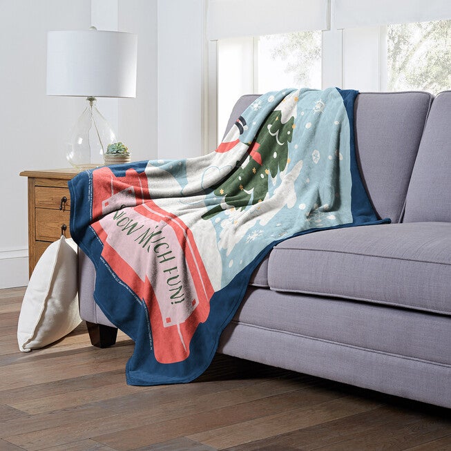 Frosty The Snowman Snow Much Fun Silk Touch Throw Blanket, , alternate image number 3